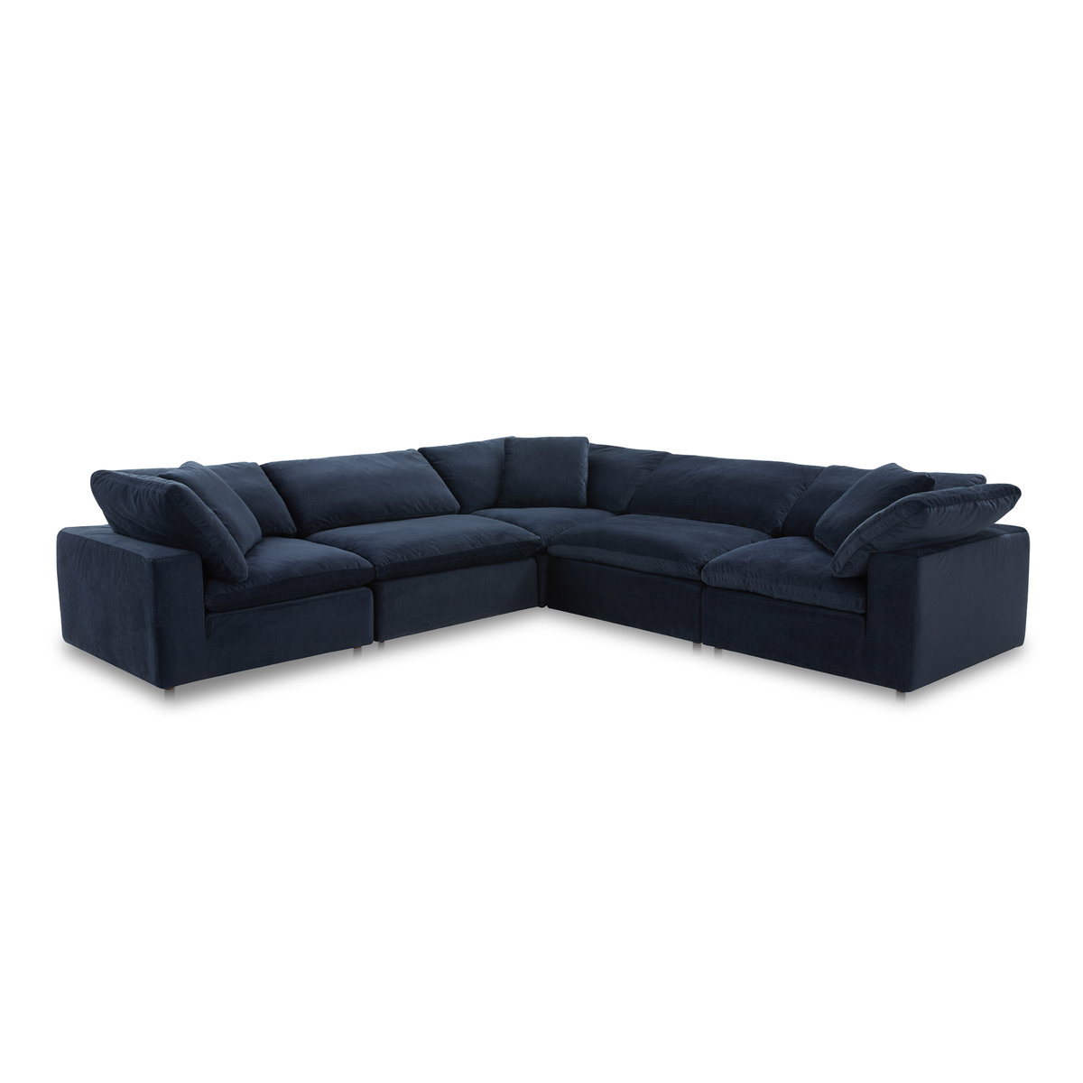 Clay Classic L Modular Sectional, Sectional Sofa by Moe's Home, 133.5" width x 32" height x 133.5" depth View 2
