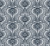 Lotus Palm Navy Wallpaper thumbnail 0
