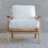 Laid Back Sheepskin Accent Chair, by Uttermost, 29.6" width x 27.25" height x 34.25" depth thumbnail 2