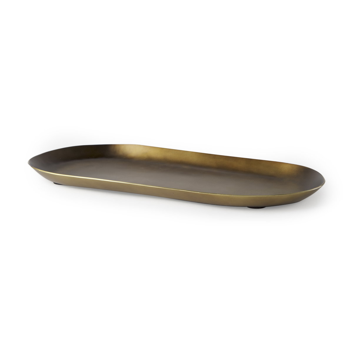 Payson  Aluminum Candle Tray, Candles & Candle Holder by Mercana, 18" length x 8.5" width x 0.75" height View 1