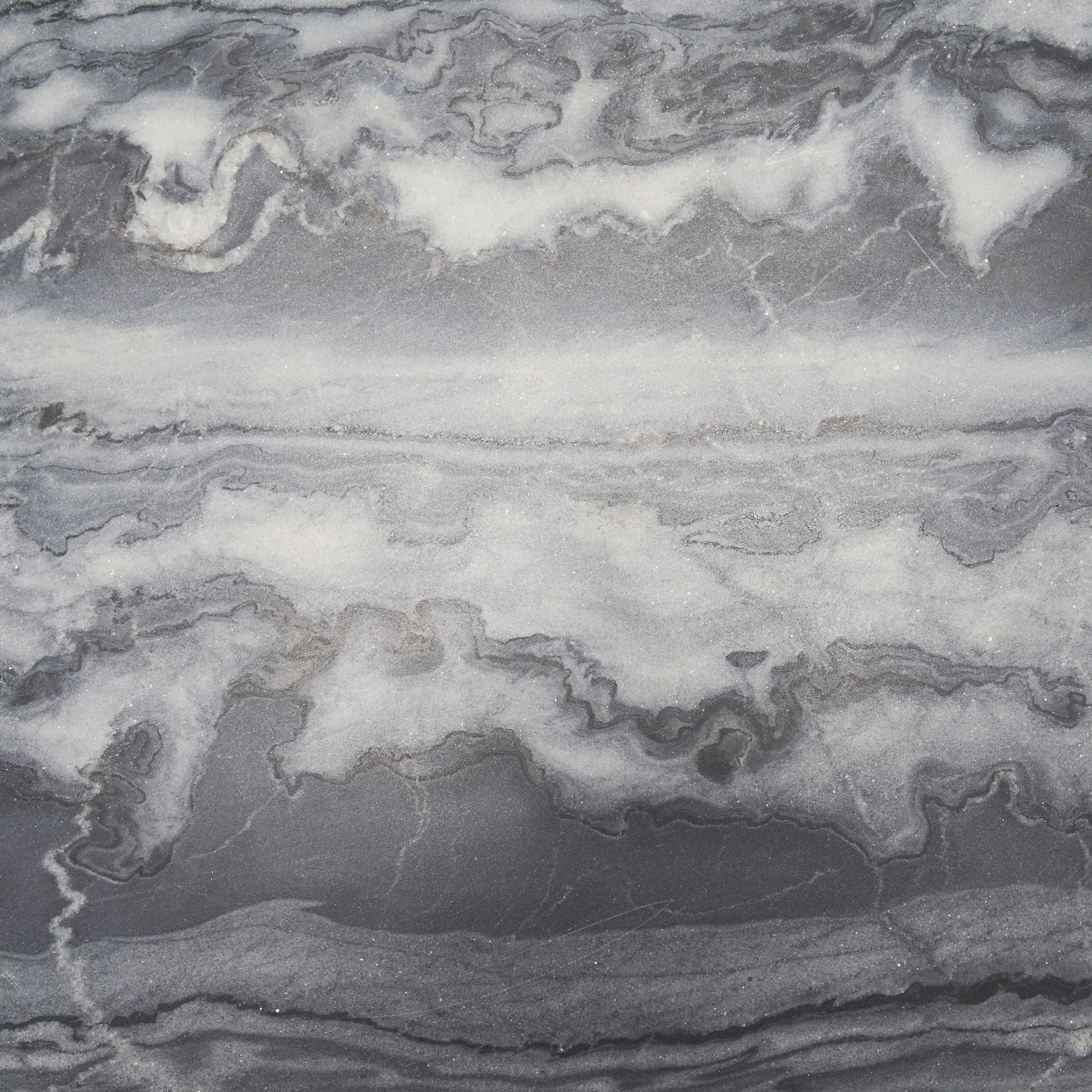 Taite Solid Dark Gray Marble Pedestal Accent Table, Side & End Table by Mercana, 16" length x 16" width x 20" height View 3