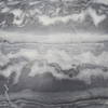 Taite Solid Dark Gray Marble Pedestal Accent Table, Side & End Table by Mercana, 16" length x 16" width x 20" height thumbnail 3