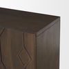 Heera Dark Brown Diamond Motif with Shelf Sideboard thumbnail 8