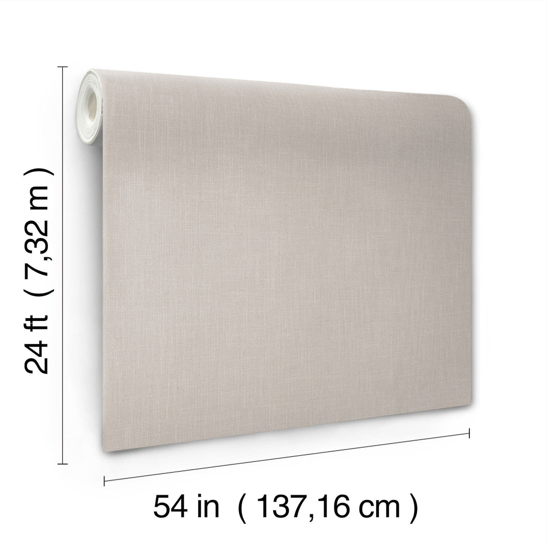 Classic Linen Grey Wallpaper large image 