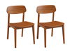 Currant Chair, Amber, (Set of 2), Dining Chair by Greenington, 19.5" length x 23" width x 33.5" height thumbnail 4