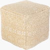 Nobel Pouf, Ottoman by Surya, 18" width x 18" height thumbnail