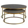 Aragon Gray Nesting Coffee Tables Set/2, by Uttermost, 40" width x 17.5" height x 40" depth thumbnail 1