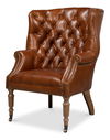 Welsh Leather Chair  Vintage Havana thumbnail 5