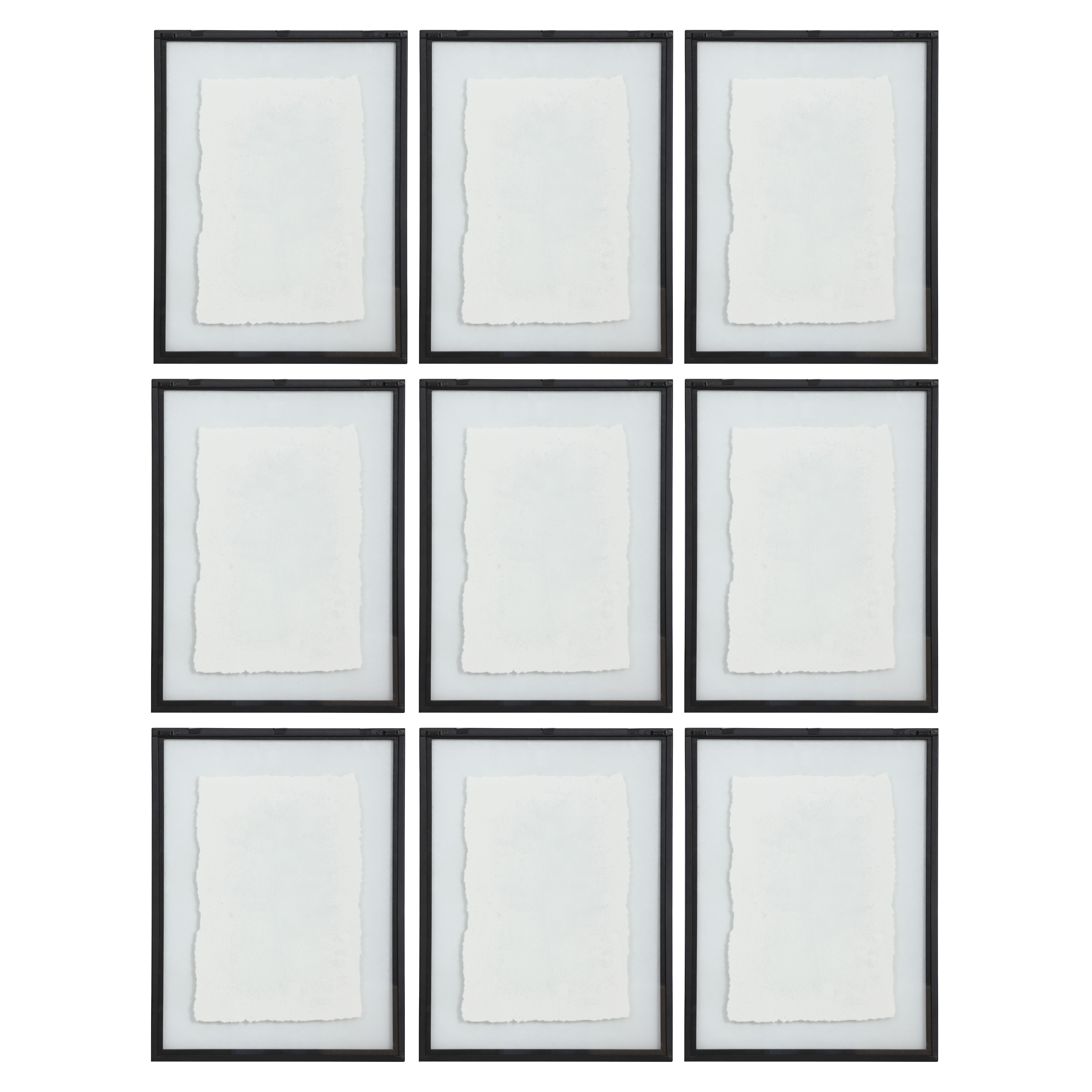 Farmhouse Florals Framed Prints Set/9 large image 