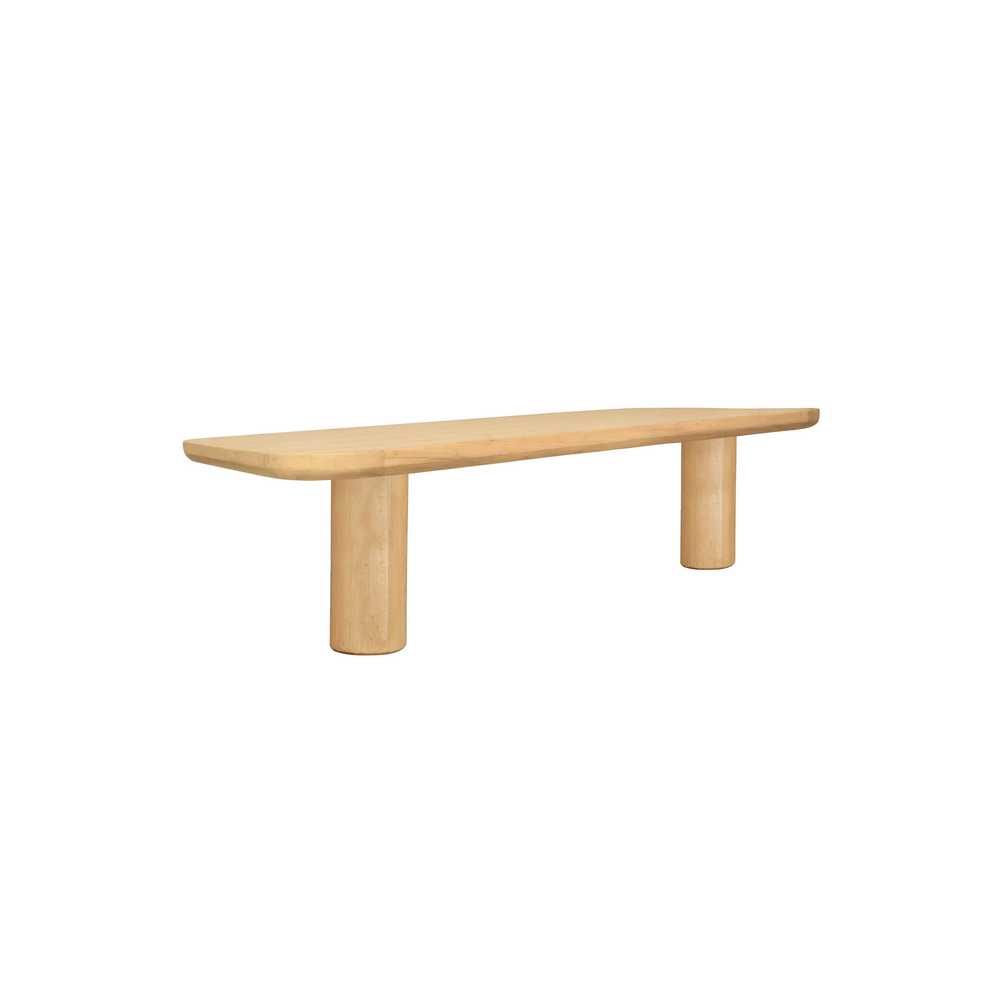 Anders Dining Bench Small Natural, Benche by Moe's Home, 67" width x 18" height x 16" depth View 1