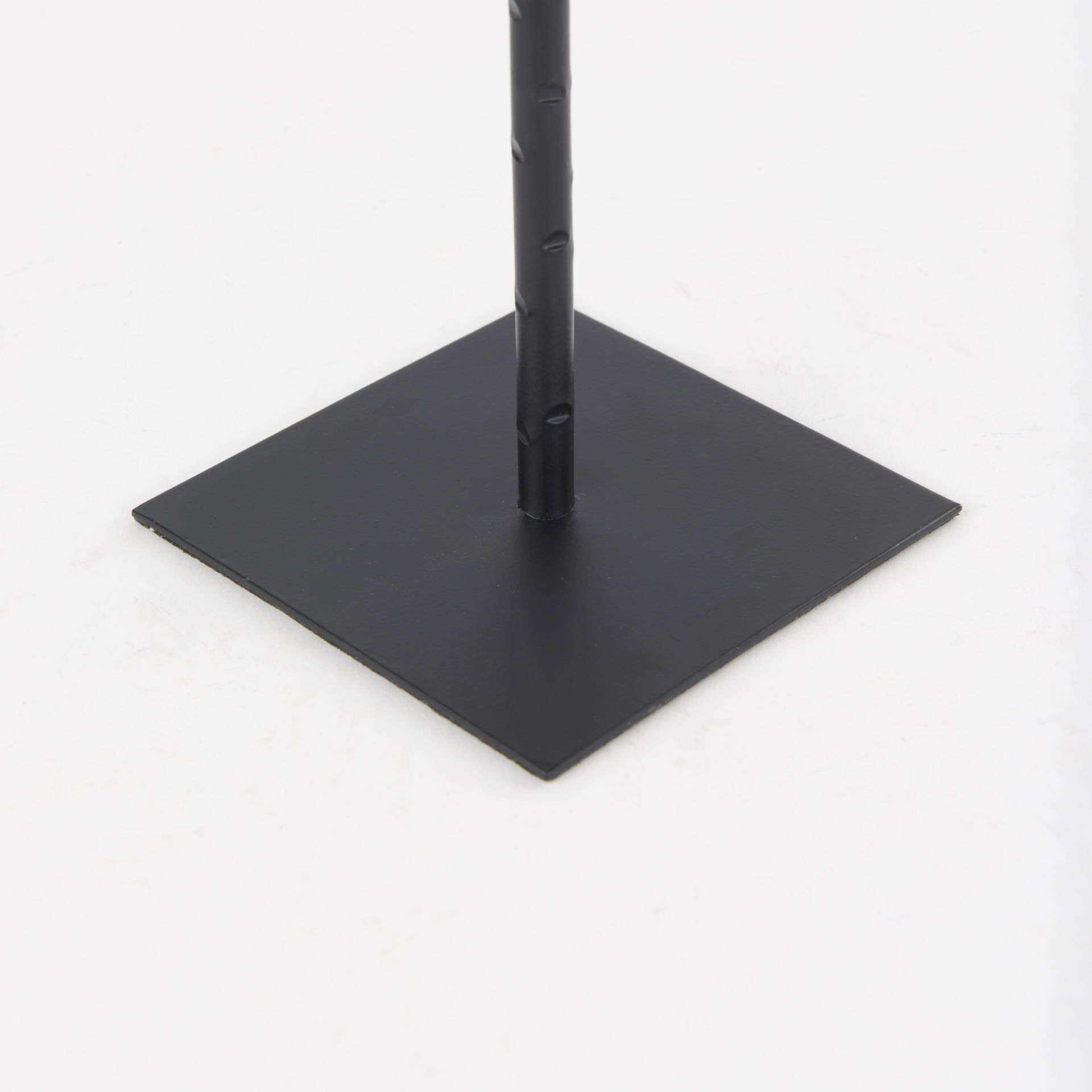 Porter  Medium Black Iron Candle Holder large image 