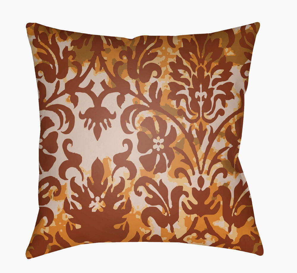 Moody Damask Accent Pillow, Decorative Pillow by Surya, 20" length x 20" width