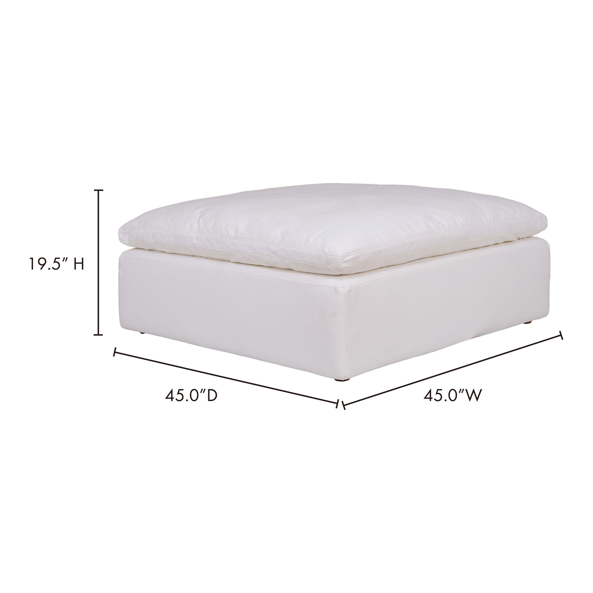 Clay Ottoman Cream White large image 