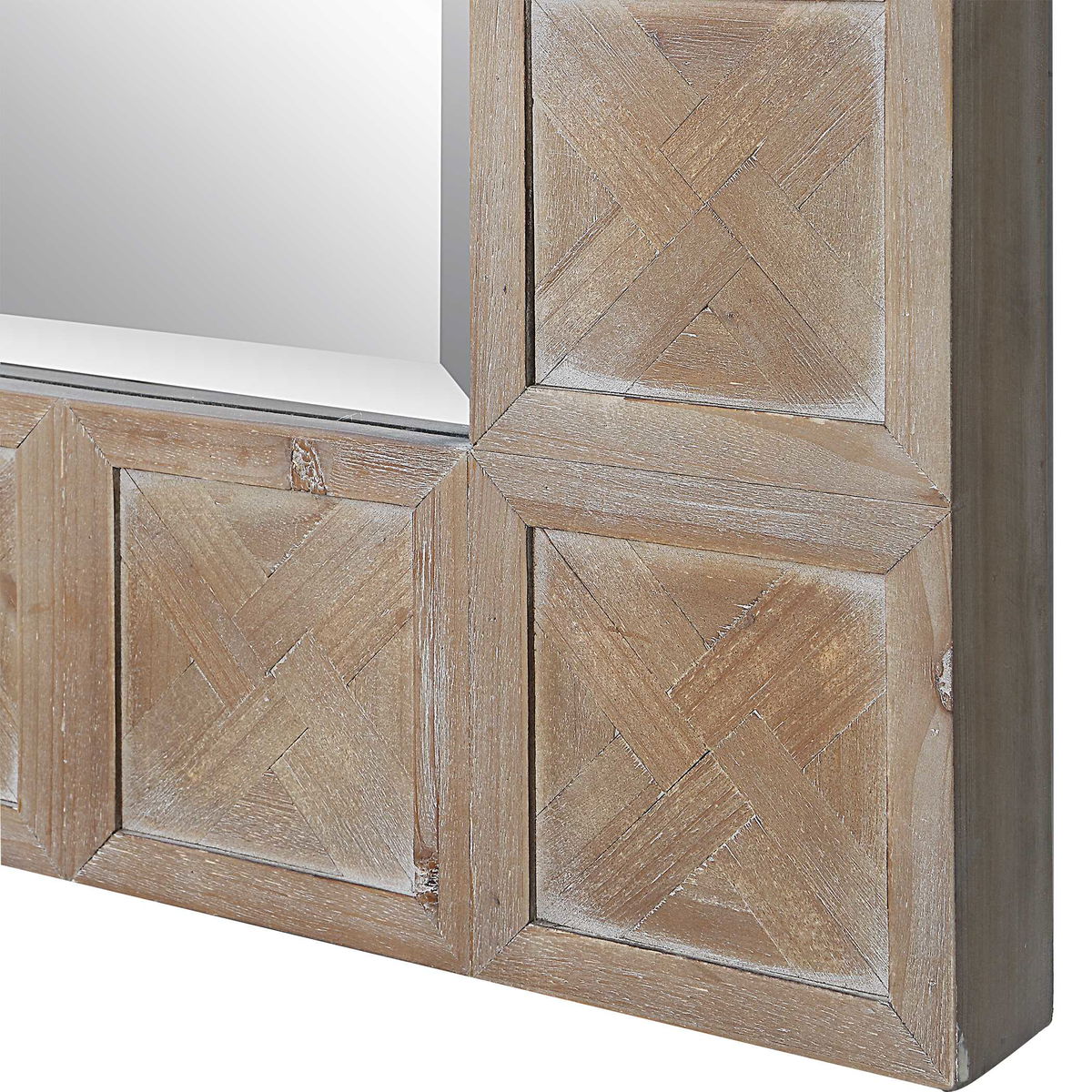 Ranahan Rustic Farmhouse Mirror, by Uttermost, 42" width x 72" height x 2" depth View 6