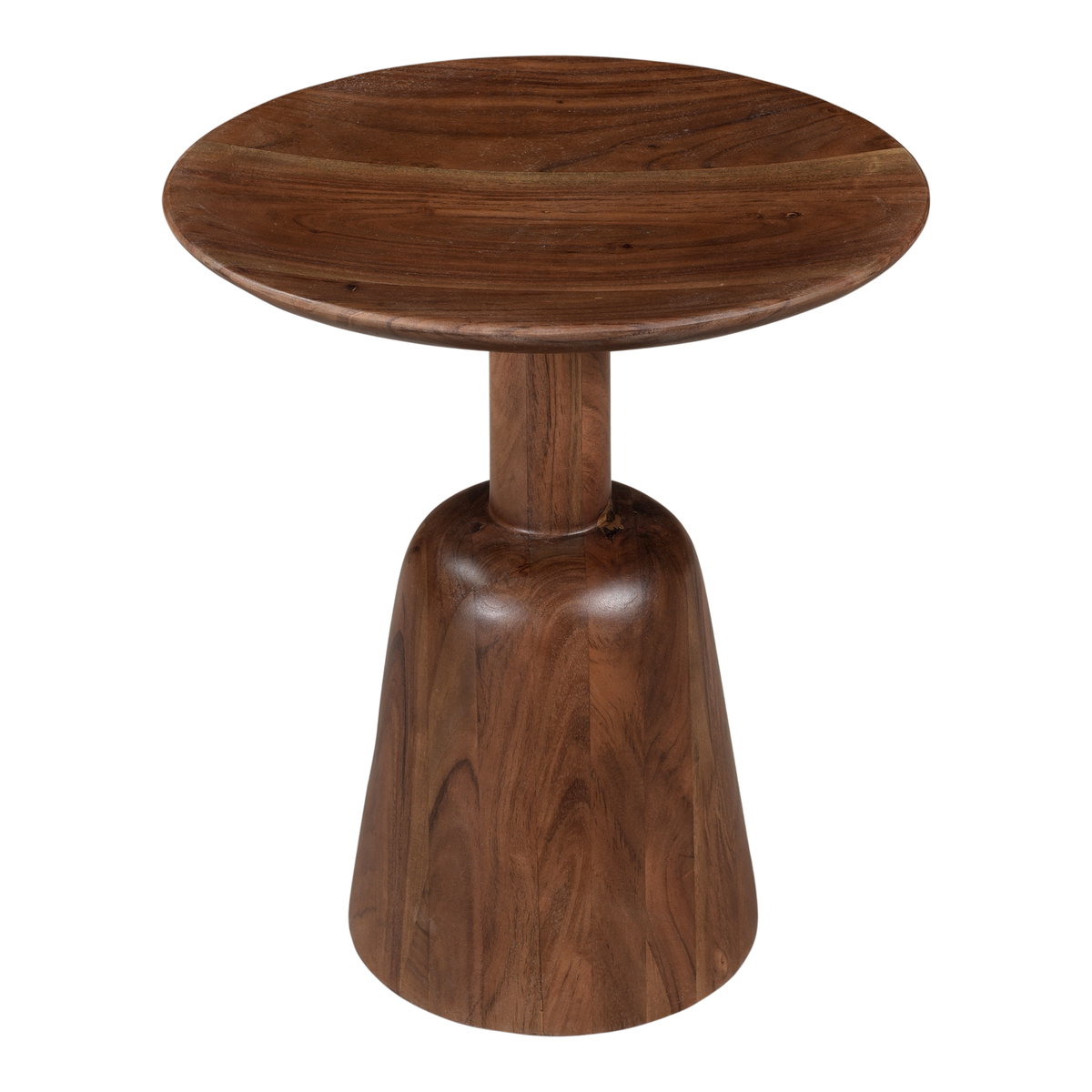 Nels End Table Dark Brown, Side & End Table by Moe's Home, 16" width x 18" height x 16" depth View 2