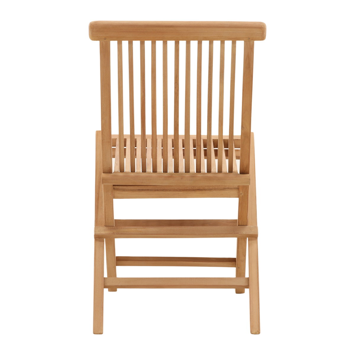Ashdown Folding Chair  - Outdoor, Dining Chair by Dovetail, 18" width x 34.9" height x 24" depth View 4