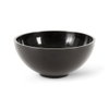Sulu Resin Contemporary Decorative Bowl in Black, by Phillips, 19" width x 9" height x 19" depth thumbnail 1