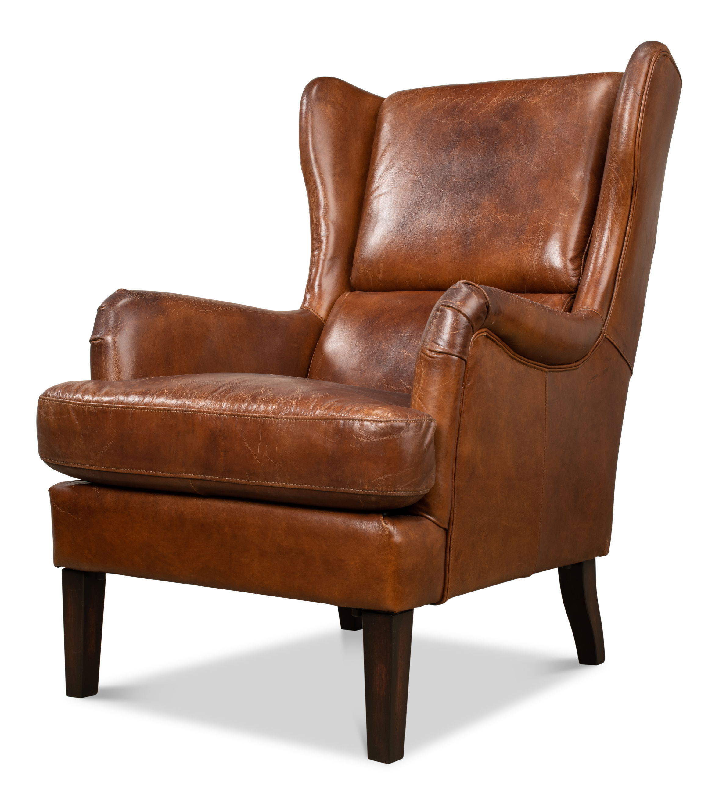 Elite Wing Lounge Chair, Vintage Havana large image 