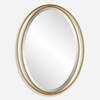 Rhodes Gold Oval Mirror, by Uttermost, 24.25" width x 31.88" height x 1" depth thumbnail 1