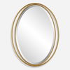 Rhodes Gold Oval Mirror, by Uttermost, 24.25" width x 31.88" height x 1" depth thumbnail 1