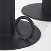 Noir Matte Black Metal Candle Holders (Set of 3) thumbnail 5