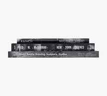 Online Designer Bedroom Modern Dust Jacket ColorStak Books, Stone, Set Of 3