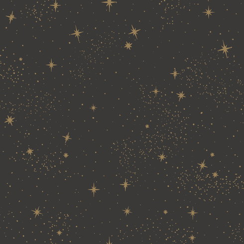 Upon A Star Black Peel & Stick Wallpaper