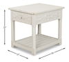 Isla Side Table  Antique White thumbnail 6
