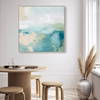 Turquoise Echoes I (No Embellishment), Art by Oliver Gal,  30x30 thumbnail 3