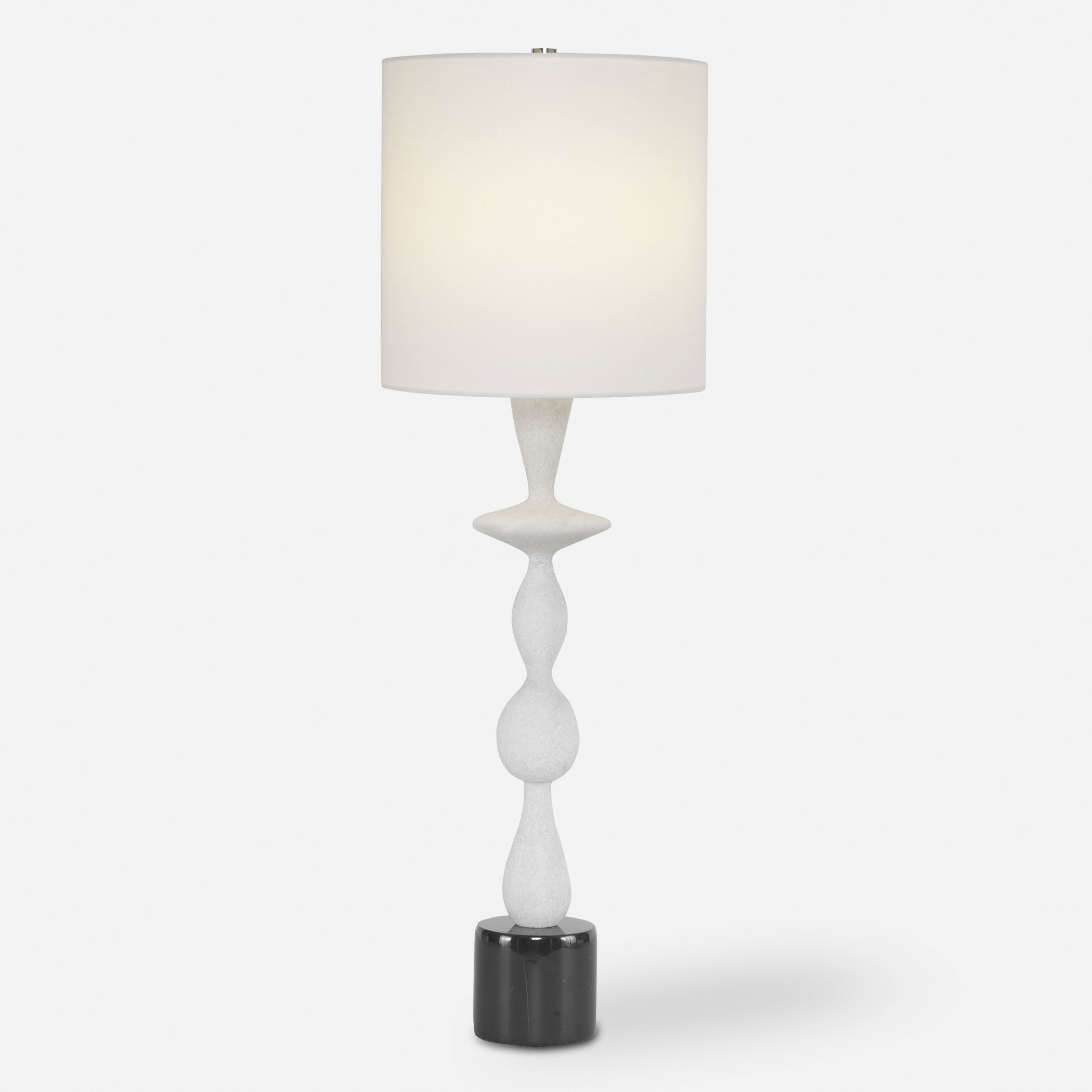 Inverse White Marble Table Lamp large image 