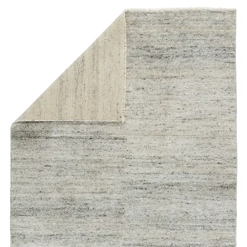 Jaipur Living Origin SAG12 Handknotted Solid White and Gray Runner Rug (3