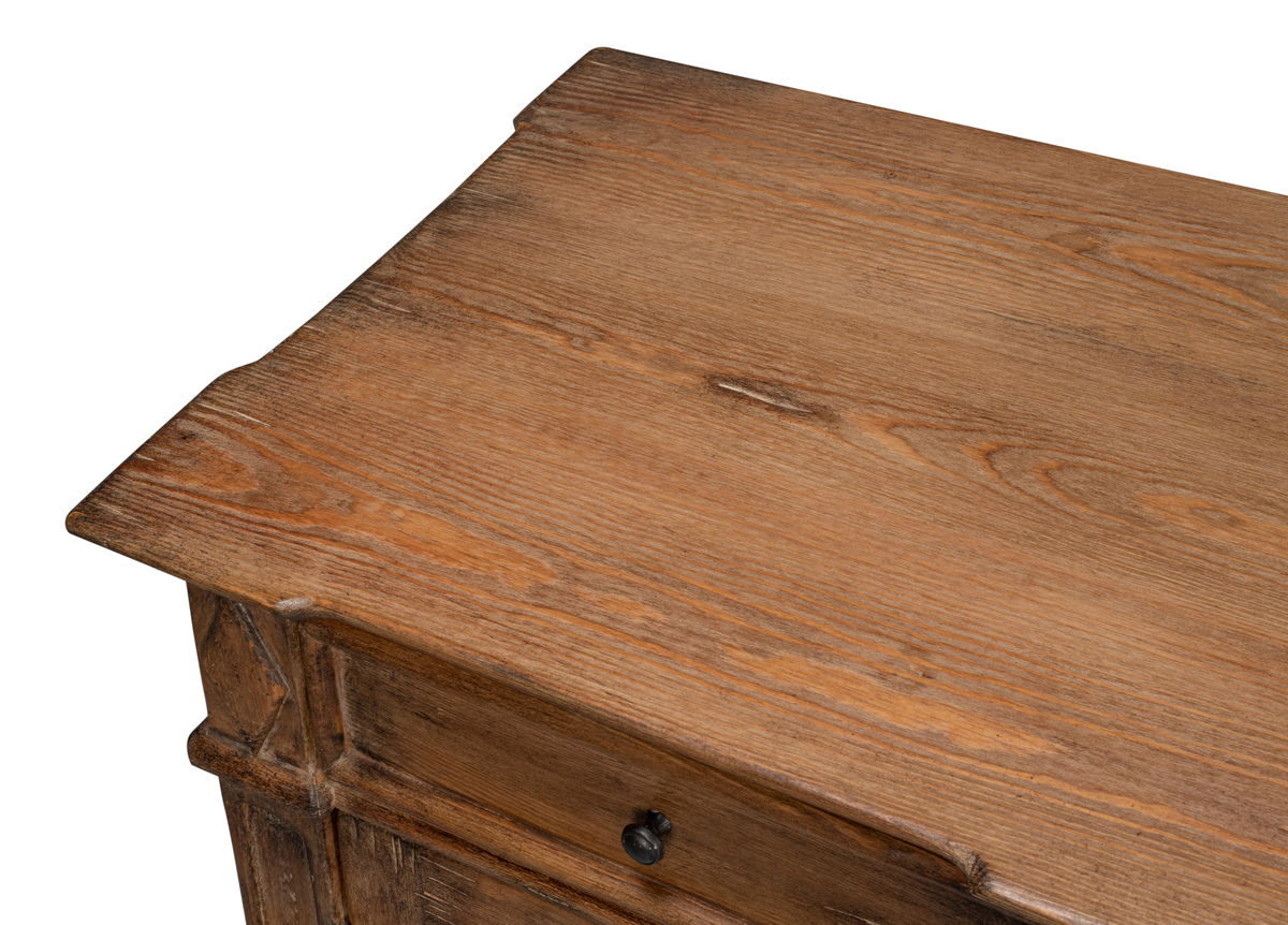 Diamond Wall Sideboard  Brown, by Sarreid, 1'6" length x 5'5" width x 3'5" height View 11
