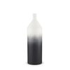 Townley Small White with Black Ombre Metal Vase thumbnail 0