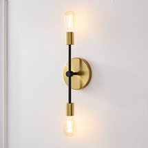 Online Designer Bathroom Mobile Sconce, 2-Light, Two-Tone, Set of 2