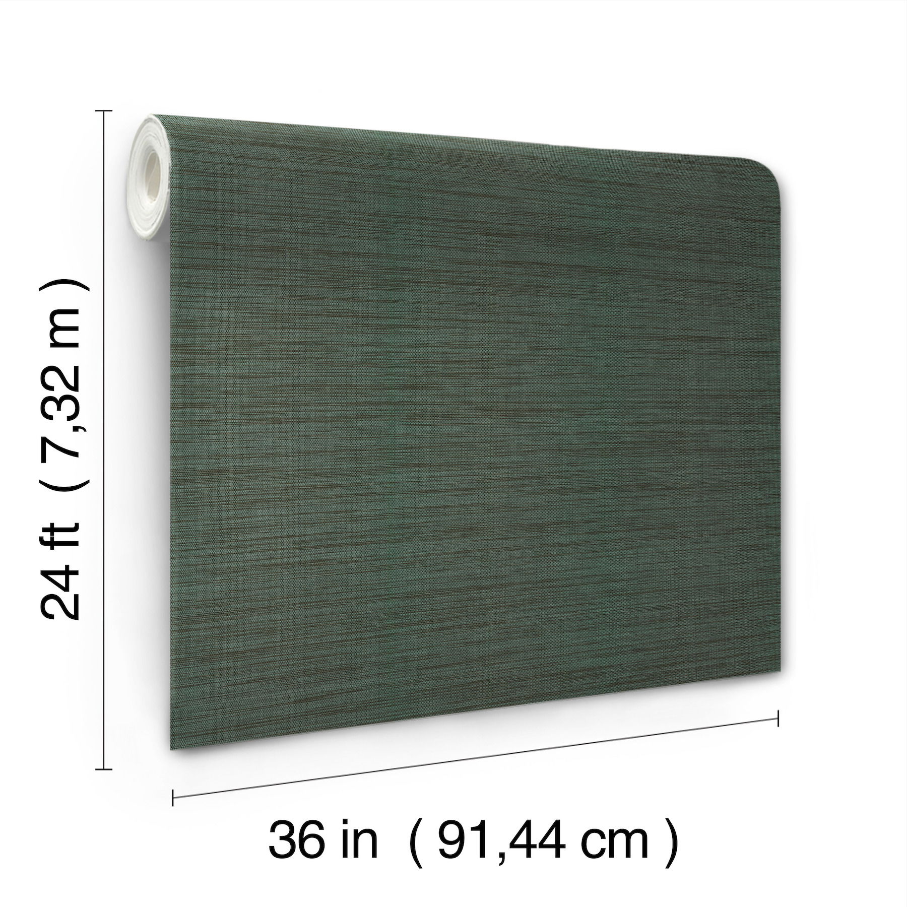Horizon Paperweave Green Wallpaper large image 