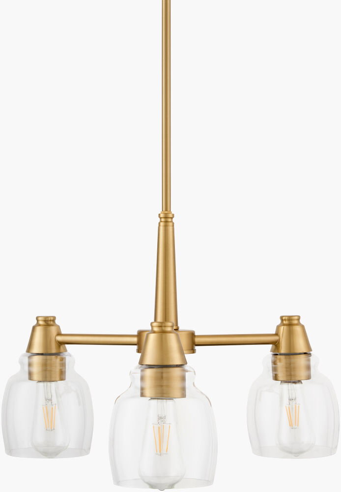 Tarrega Chandelier, by Surya, 21" length x 21" width x 14" height