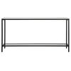 Hayley Black Console Table, Furniture by Uttermost, 60" width x 31" height x 10" depth thumbnail 1