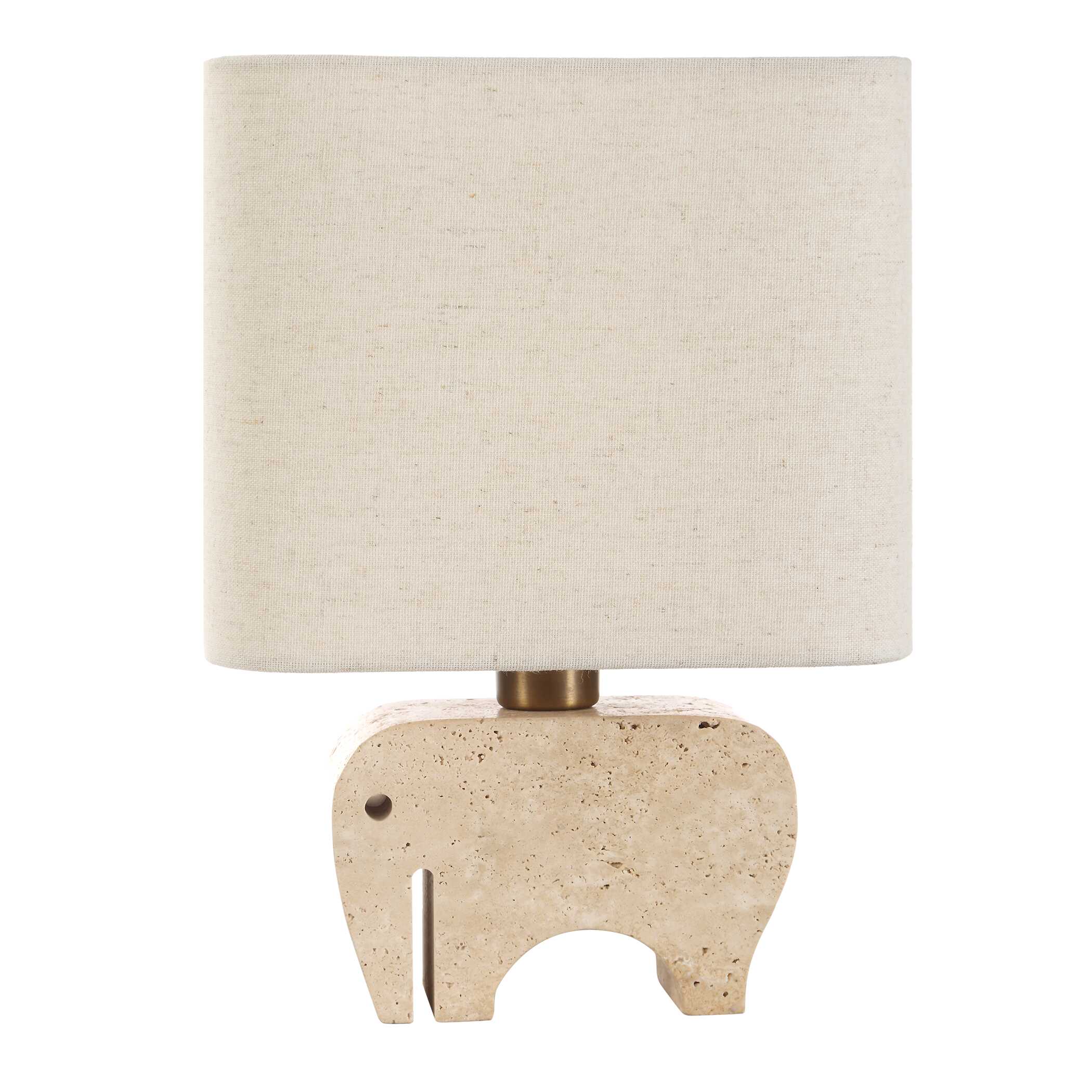 Tusk Travertine Accent Lamp large image 