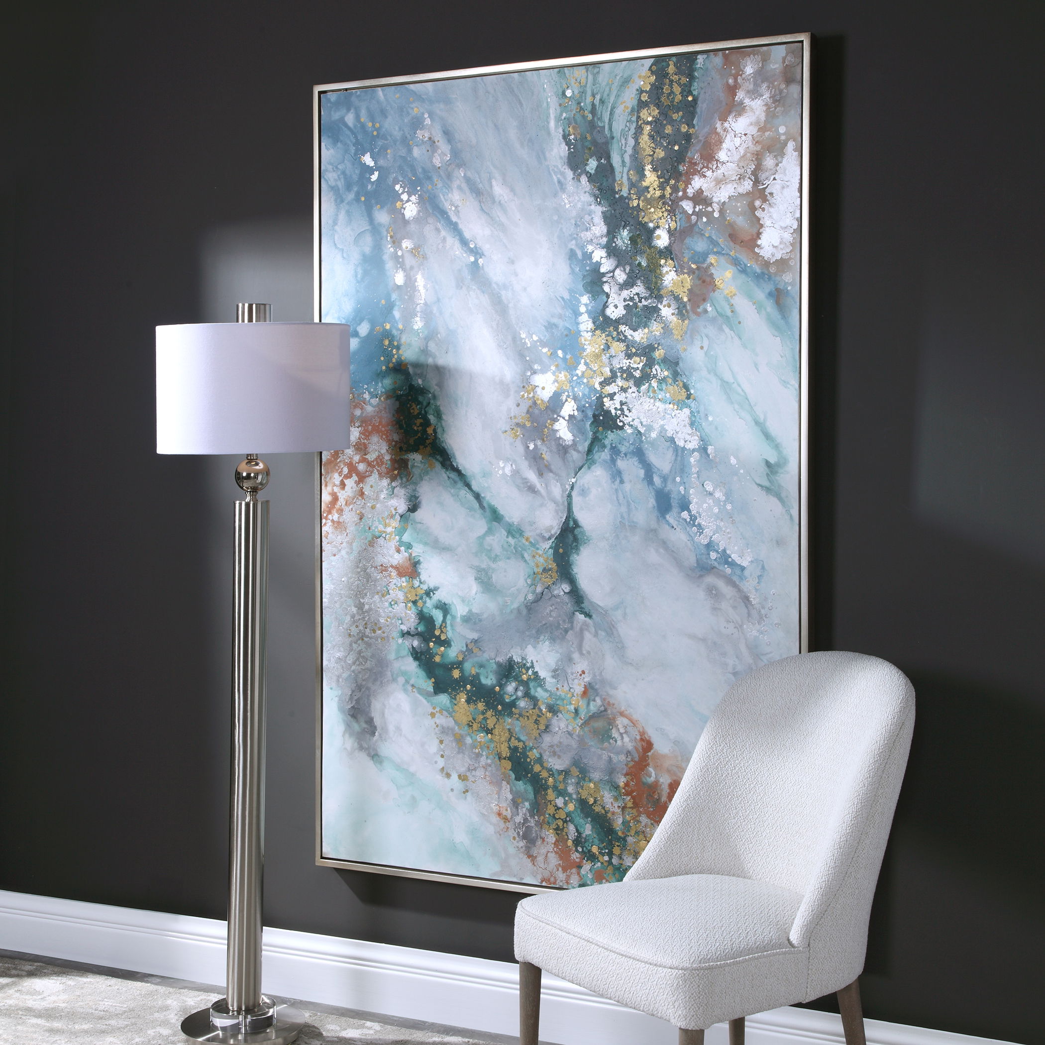 Mercury Hand Abstract Art large image 