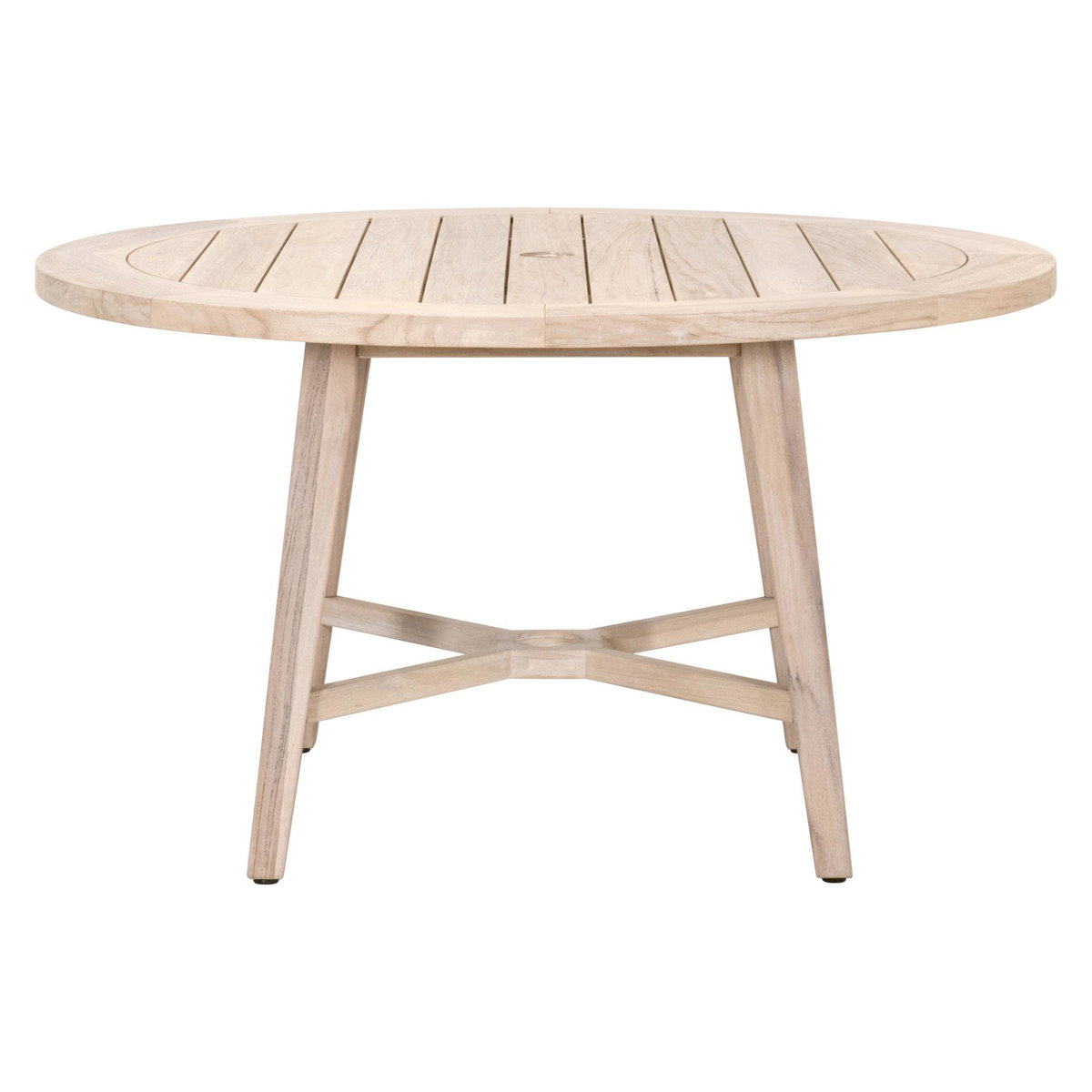 Carmel Outdoor 54' Round Dining Table, by Essentials for Living, 53.75" width x 30" height x 53.75" depth View 2