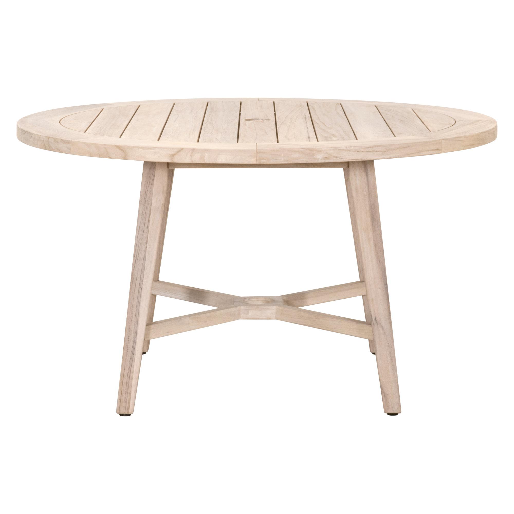 Carmel Outdoor 54' Round Dining Table large image 
