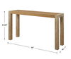 Bentley Grasscloth Console Table thumbnail 2