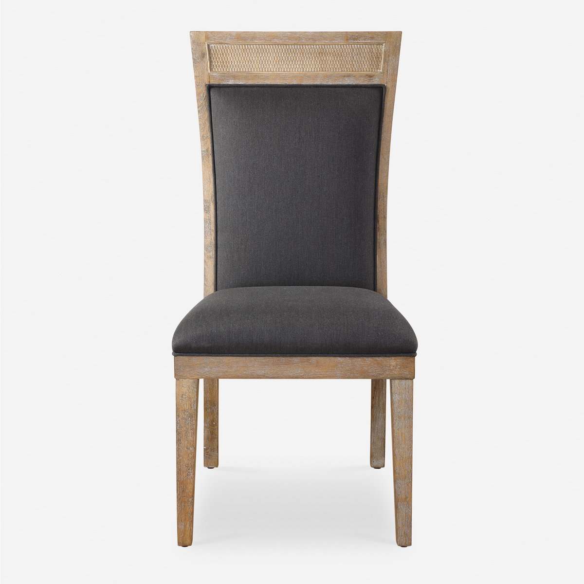 Encore Dark Gray Armless Chair, Accent Chair by Uttermost, 19.5" width x 41.25" height x 26.5" depth View 1