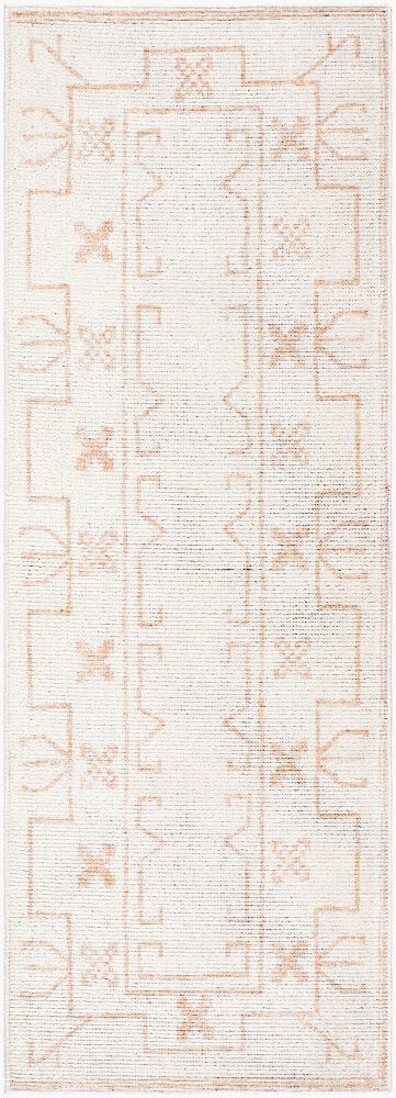 Downtown Machine Woven Rug, by Surya, 7'2.61" length x 2'7.49" width