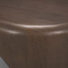 Shima Oval Dark Brown Wood with Arched Legs Coffee Table thumbnail 7