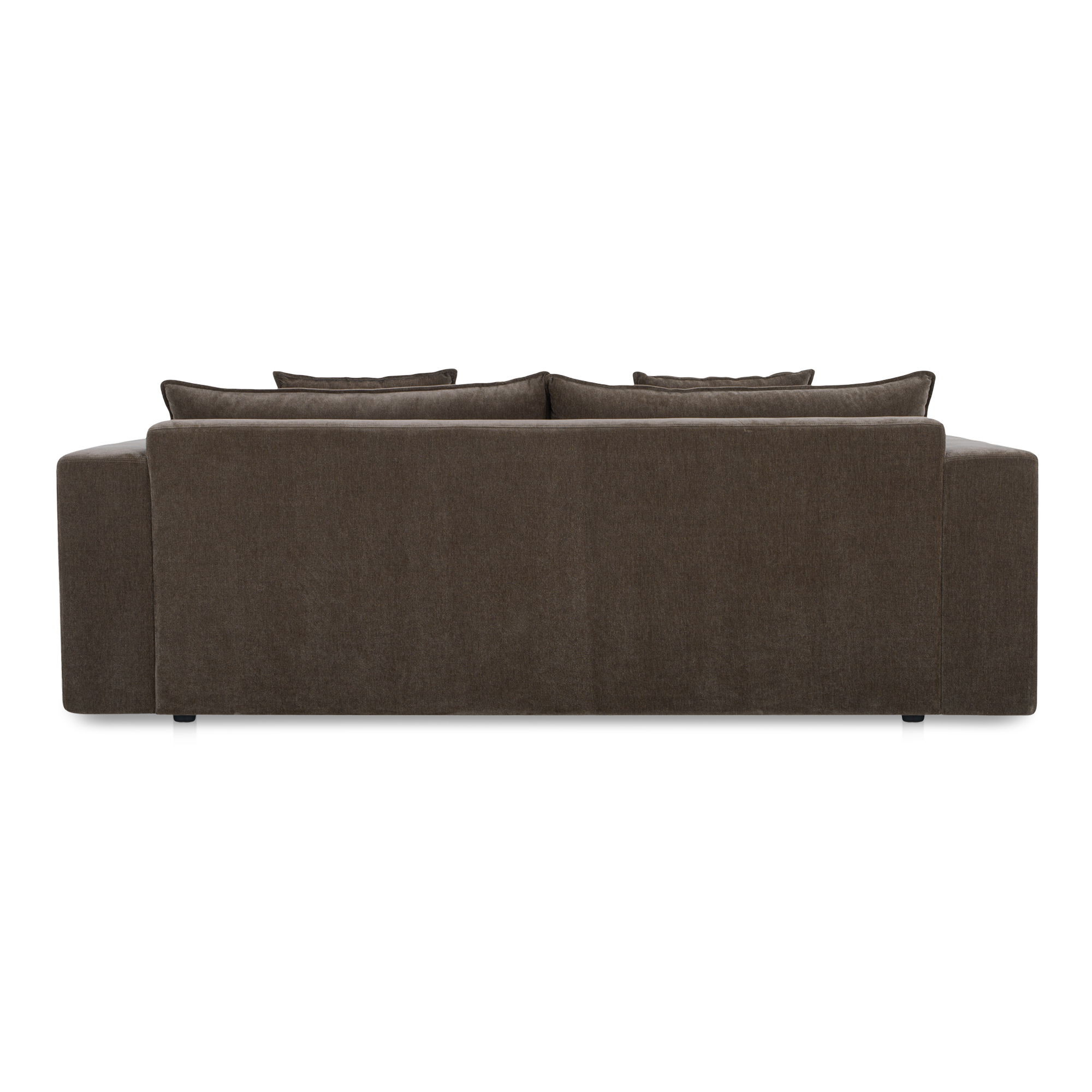 Kiran Sleeper Sofa Warm Charcoal, Sofa Bed by Moe's Home, 87.8" width x 24" height x 38.2" depth View 6