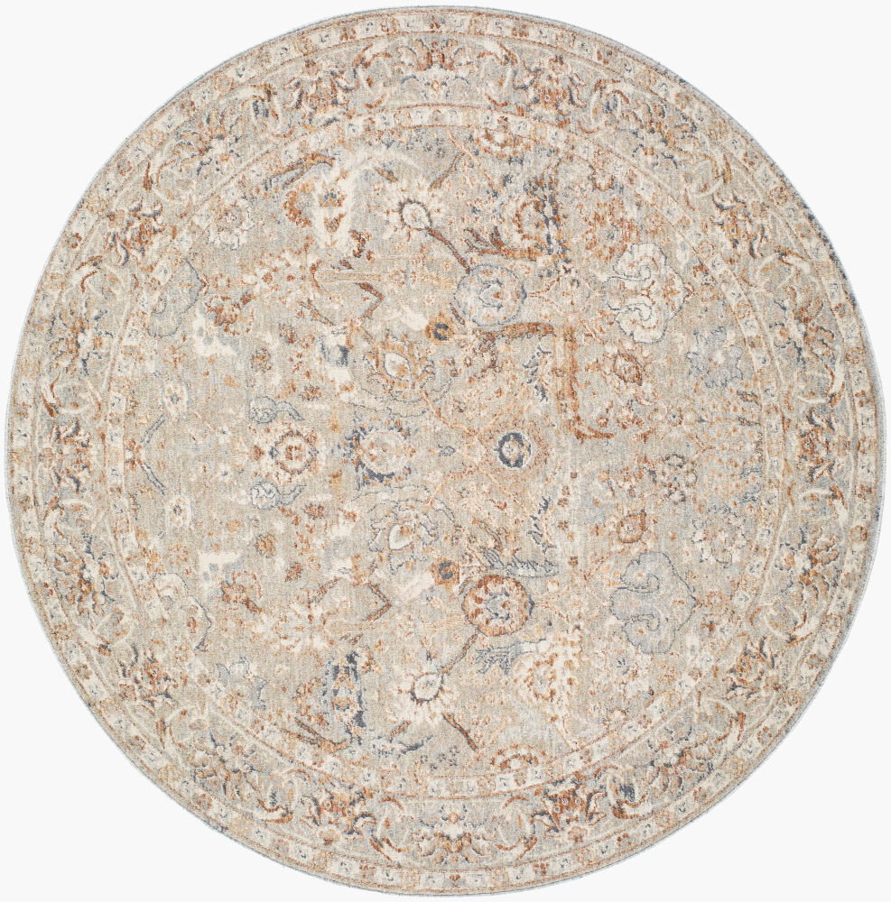 Poem Machine Woven Rug, by Surya, 5'2.99" length x 5'2.99" width