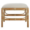 Laguna Small White Bench, Benche by Uttermost, 24" width x 20" height x 16" depth thumbnail 1