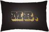 Mr & Mrs Lumbar Pillow, Decorative Pillow by Surya, 14" length x 22" width thumbnail