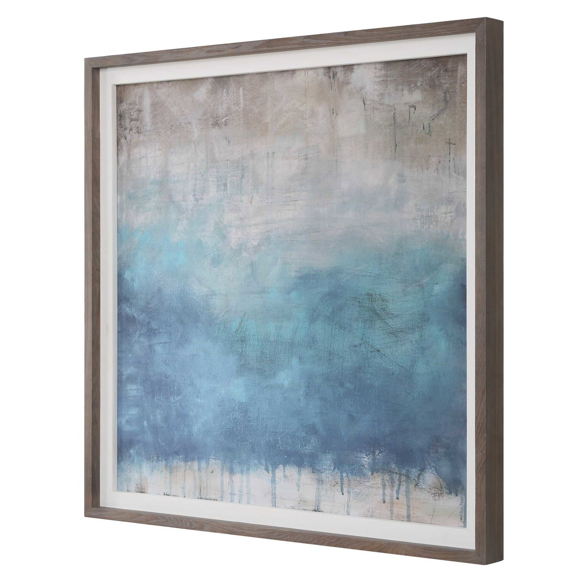 Serenity Paused Framed Abstract Print, Painting by Uttermost, 44.75" width x 44.75" height x 3" depth View 5